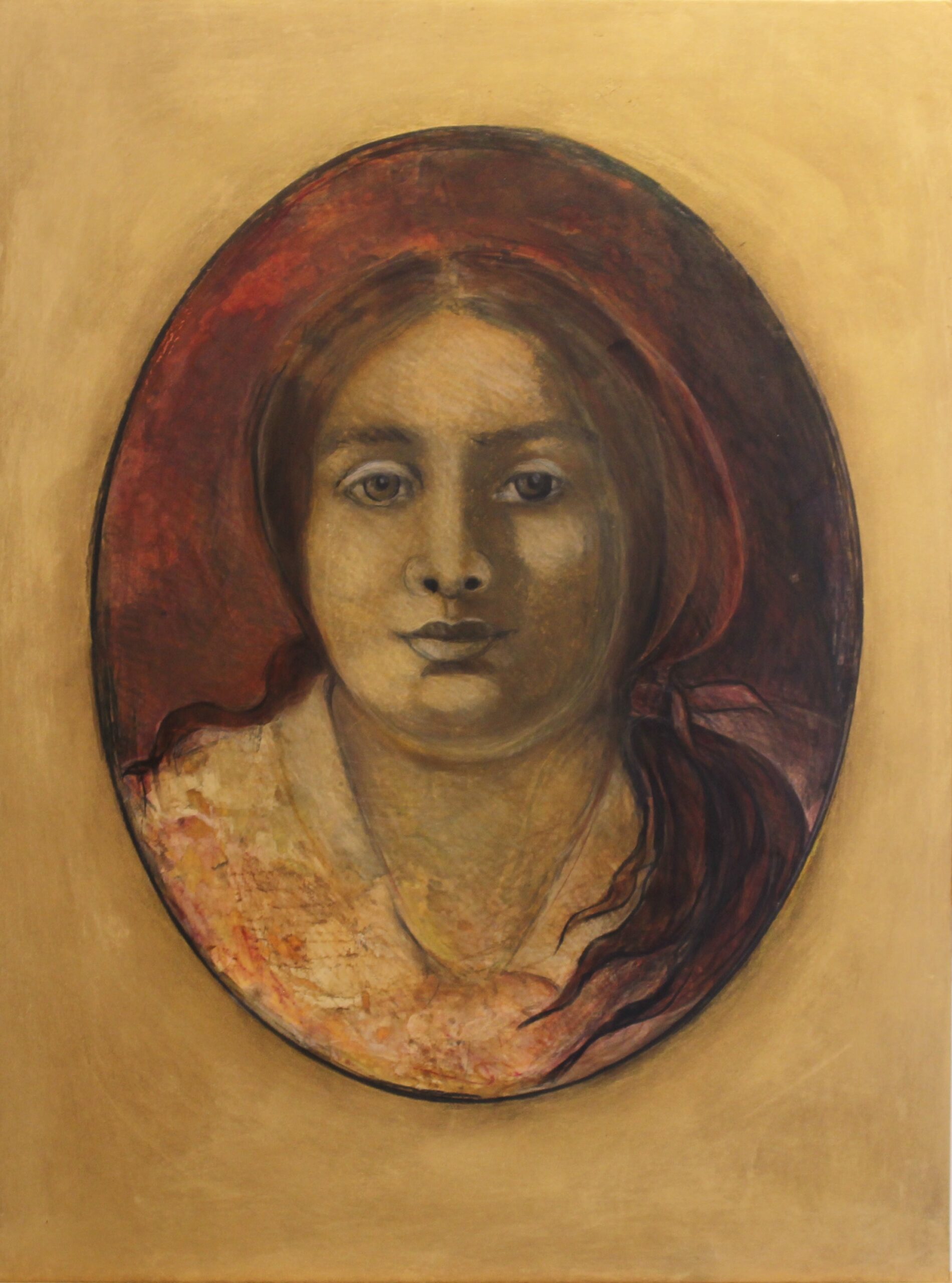 La mujer en el campo de batalla, obra de Myriam Robbiano